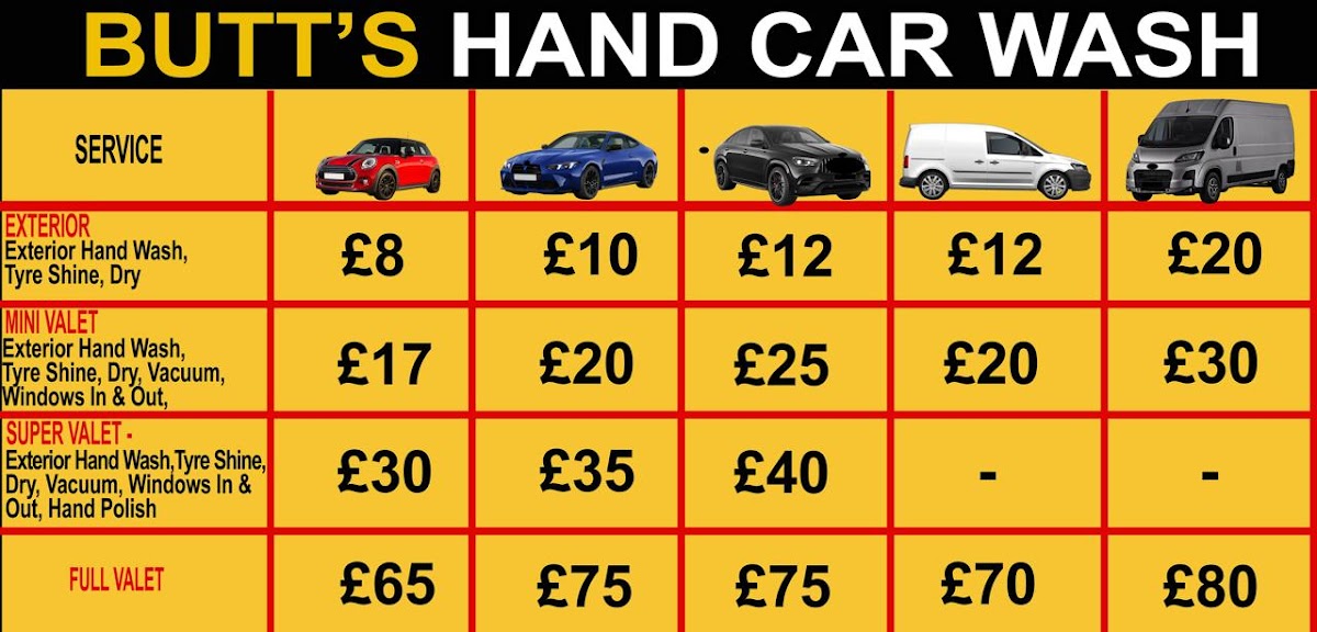 Butts hand Carwash