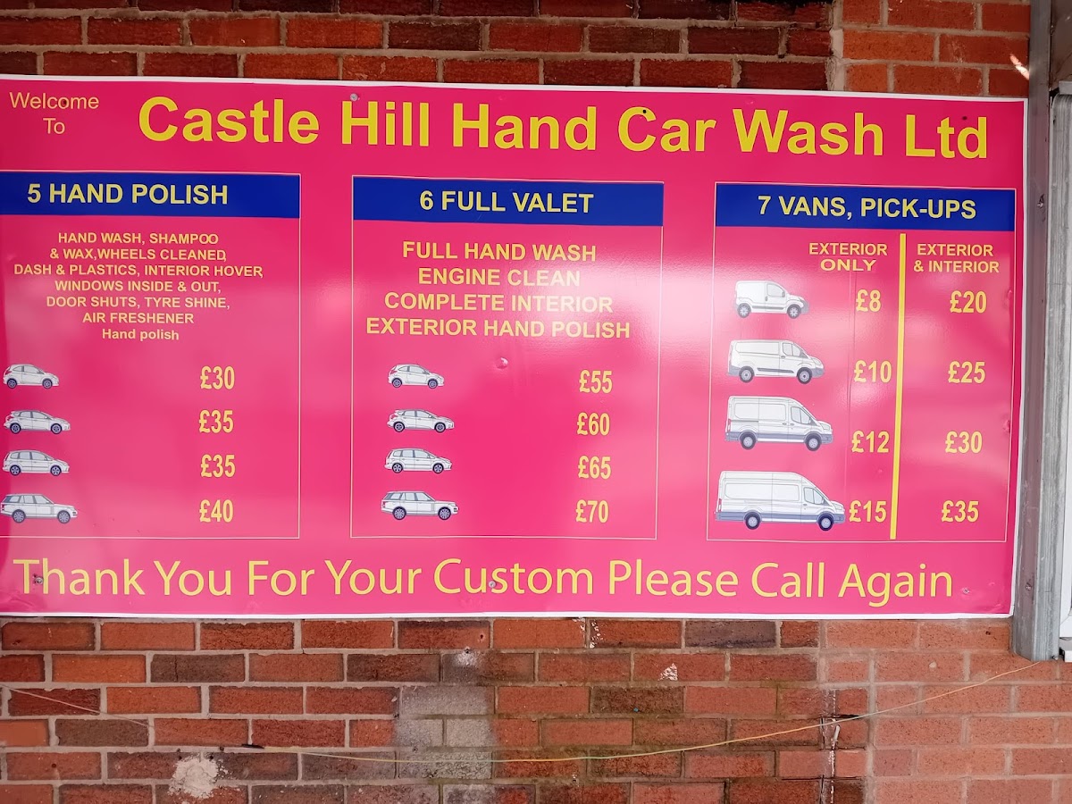 castlehill road hand car wash ltd