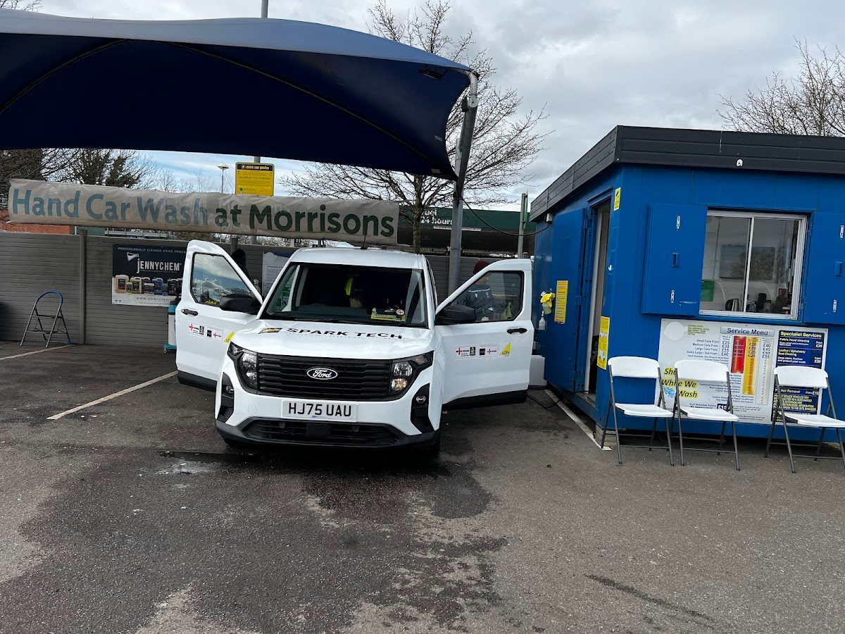 Hand Car Wash At Morrisons Car Park
