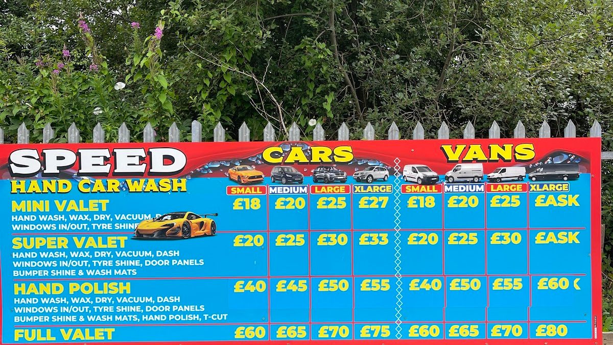 Speed hand car wash