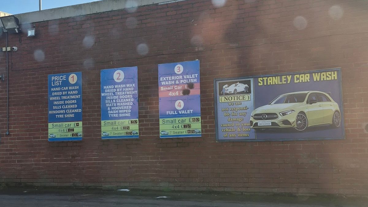 Stanley tyers and car wash