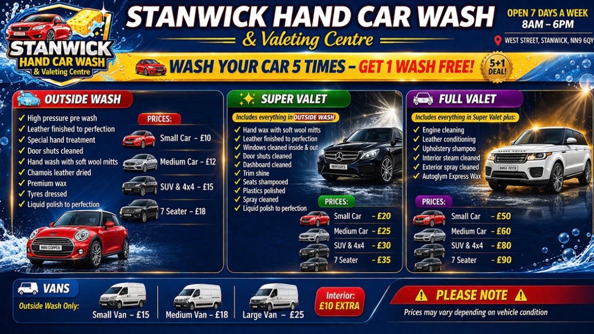 Stanwick Hand Car Wash
