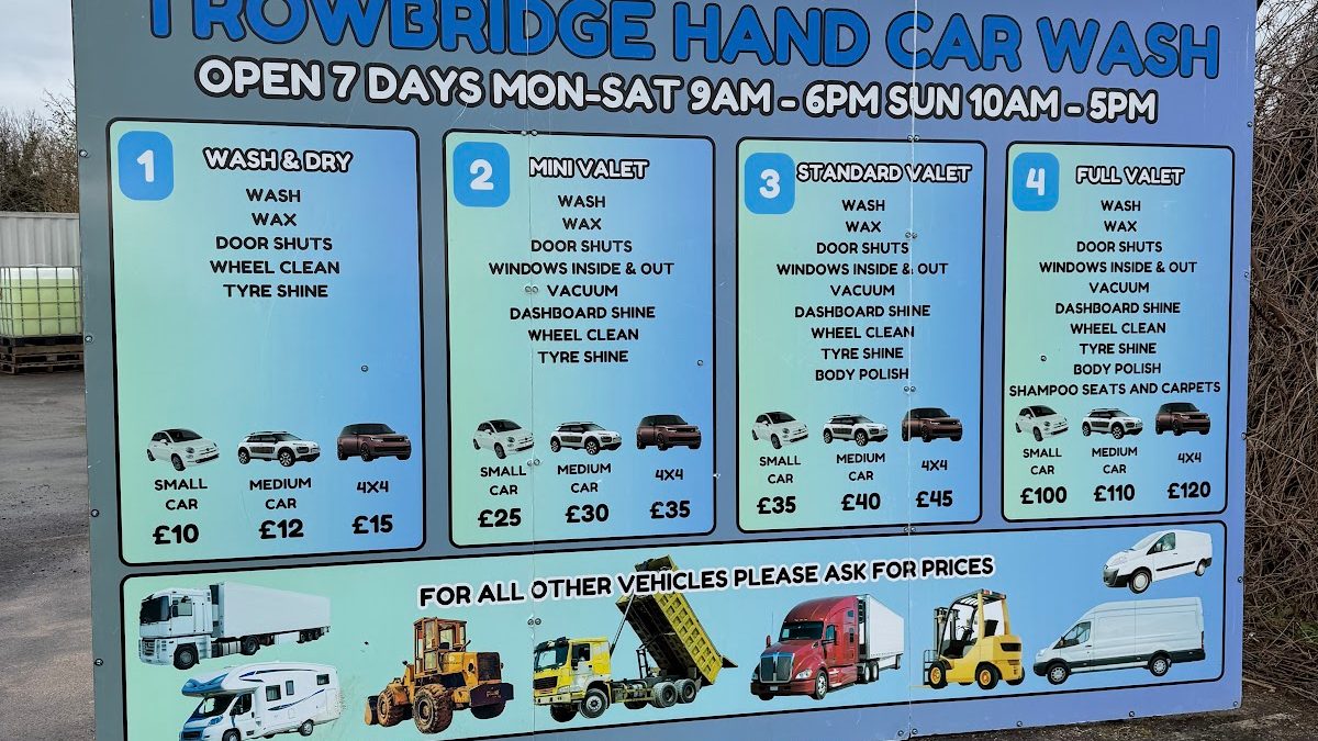 Trowbridge Hand carwash